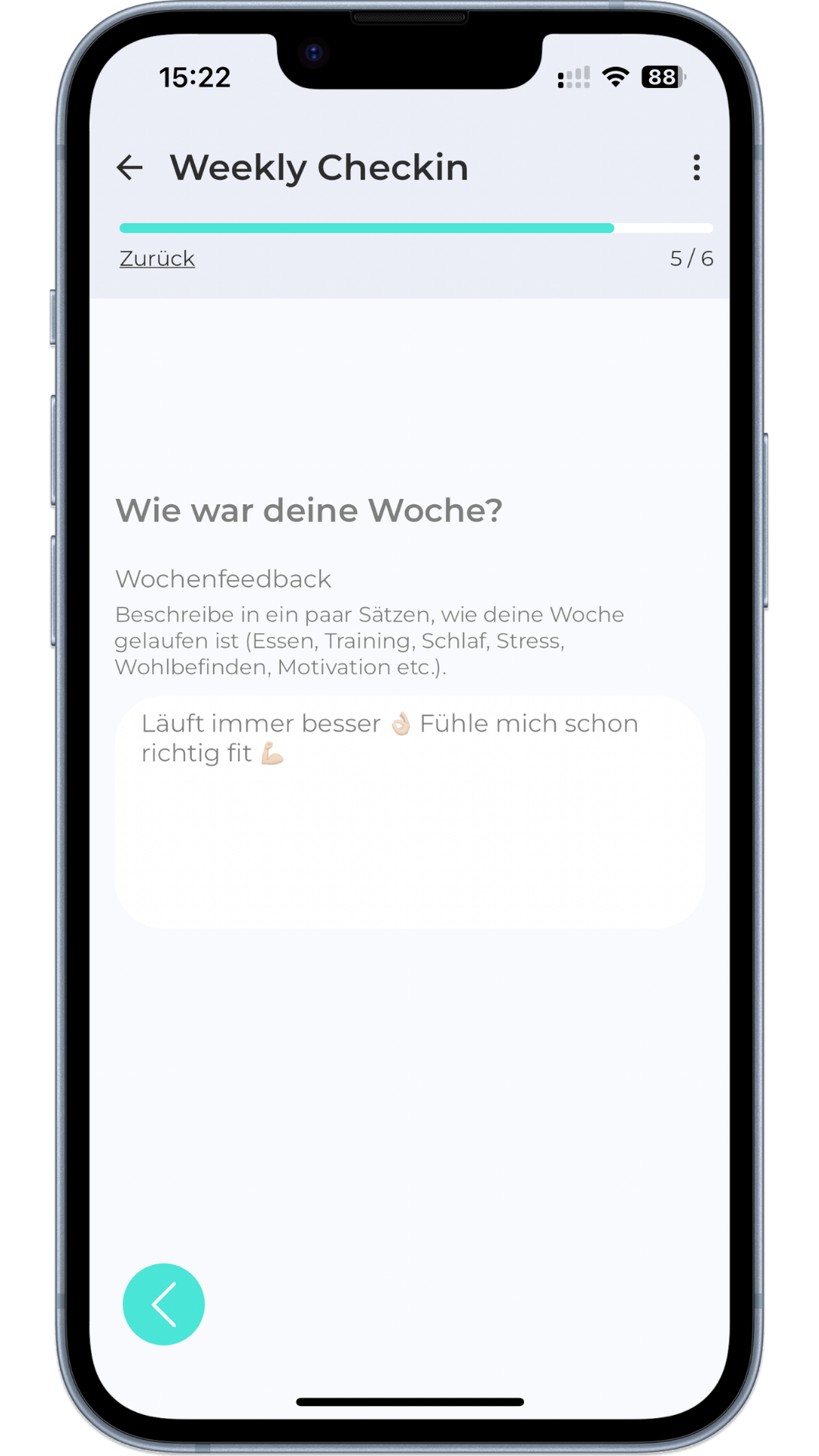 Check-In App Screen 2